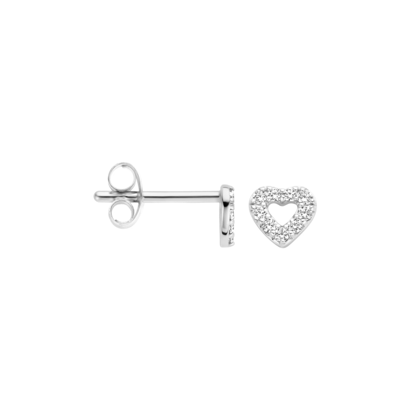 Blush 14 karat white gold Earrings 7299WZI