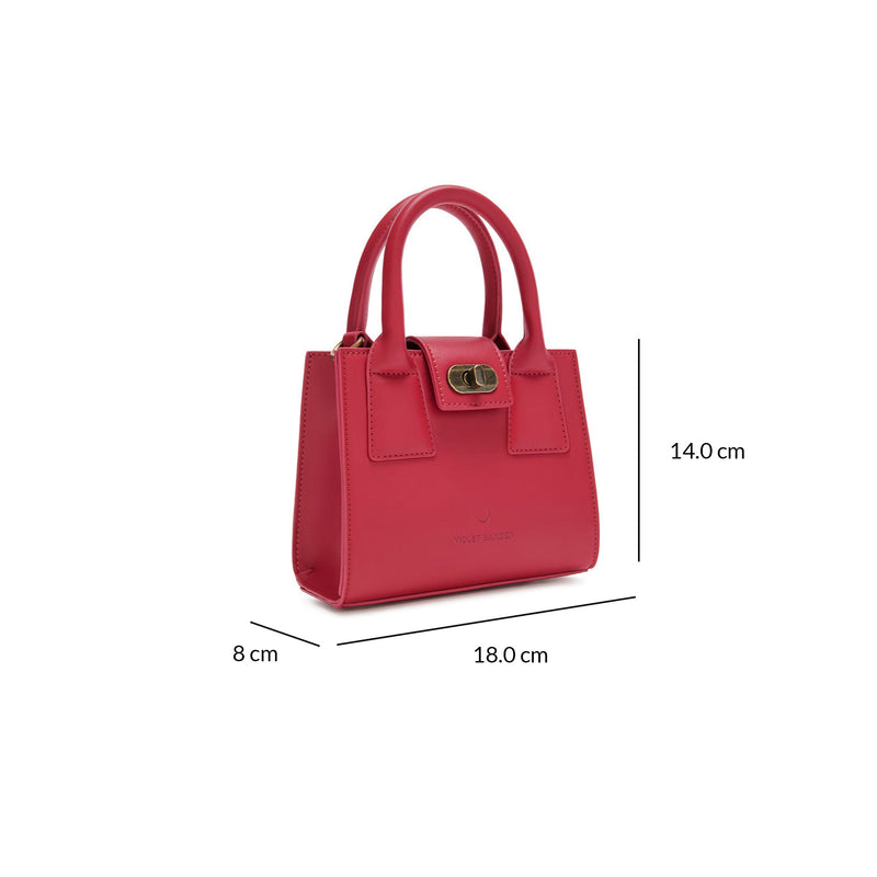 Violet Hamden Essential Bag Fuchsia Crossbody bag VH22040-zoom-
