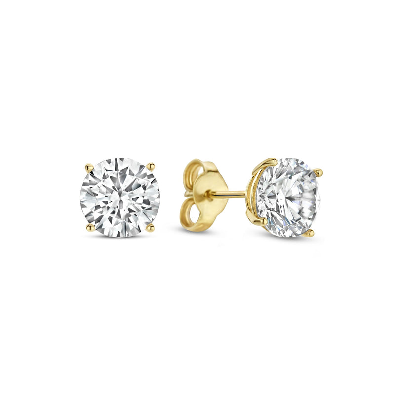 Beloro Jewels Monte Napoleone Stella 9 carat gold Ear Studs BO360013-zoom-
