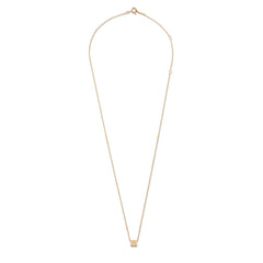 Isabel Bernard La Concorde 14 Karaat Roségouden Kubus Initial Ketting IB340055-Z