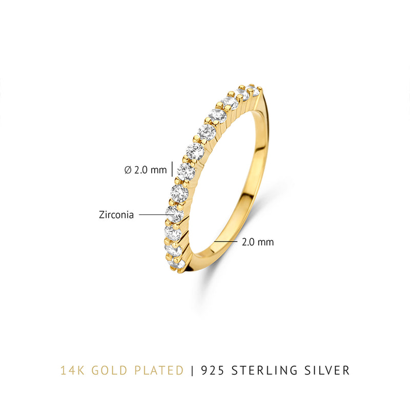 Parte Di Me Santa Maria della Base 925 sterling Silver gold plated Ring PDM33030-60-zoom-