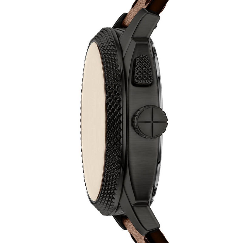 Fossil Machine Big Tic Round Black Dial Watch FS6165-zoom-