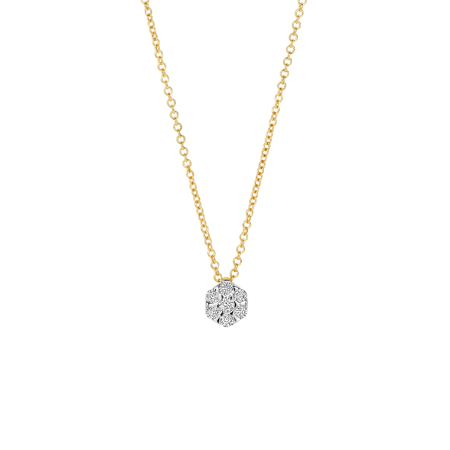 Blush Natural Diamonds 14 karat gold Necklace 3616BDI
