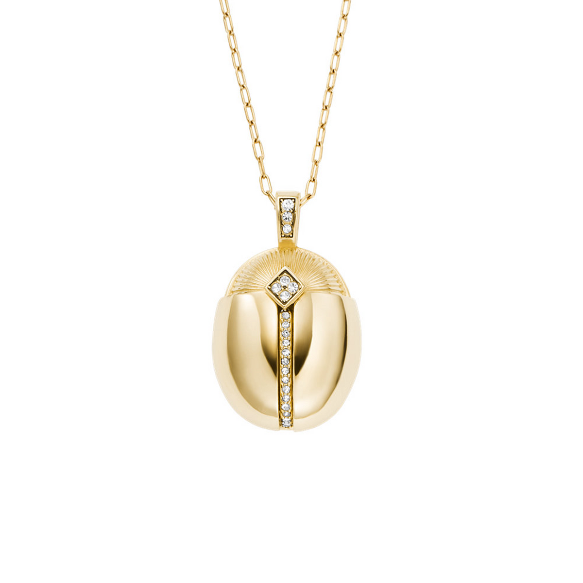 Fossil Sutton Stainless Steel Women's Necklace JF04962710