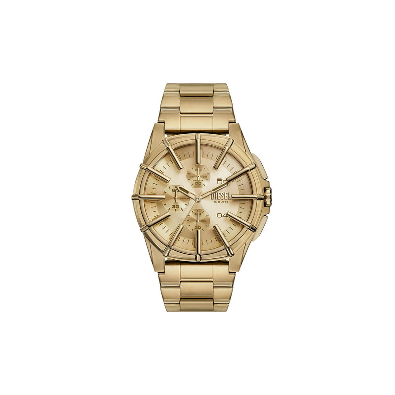 Diesel Framed Gold Watch DZ4659-zoom-