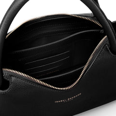 Isabel Bernard Honoré Eve Black Calfskin Leather handbag IB21133-001