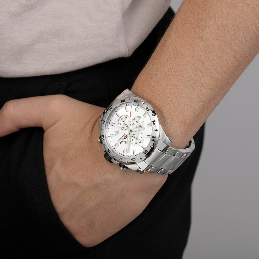 Festina Chrono Sport Silver Watch F20463-1