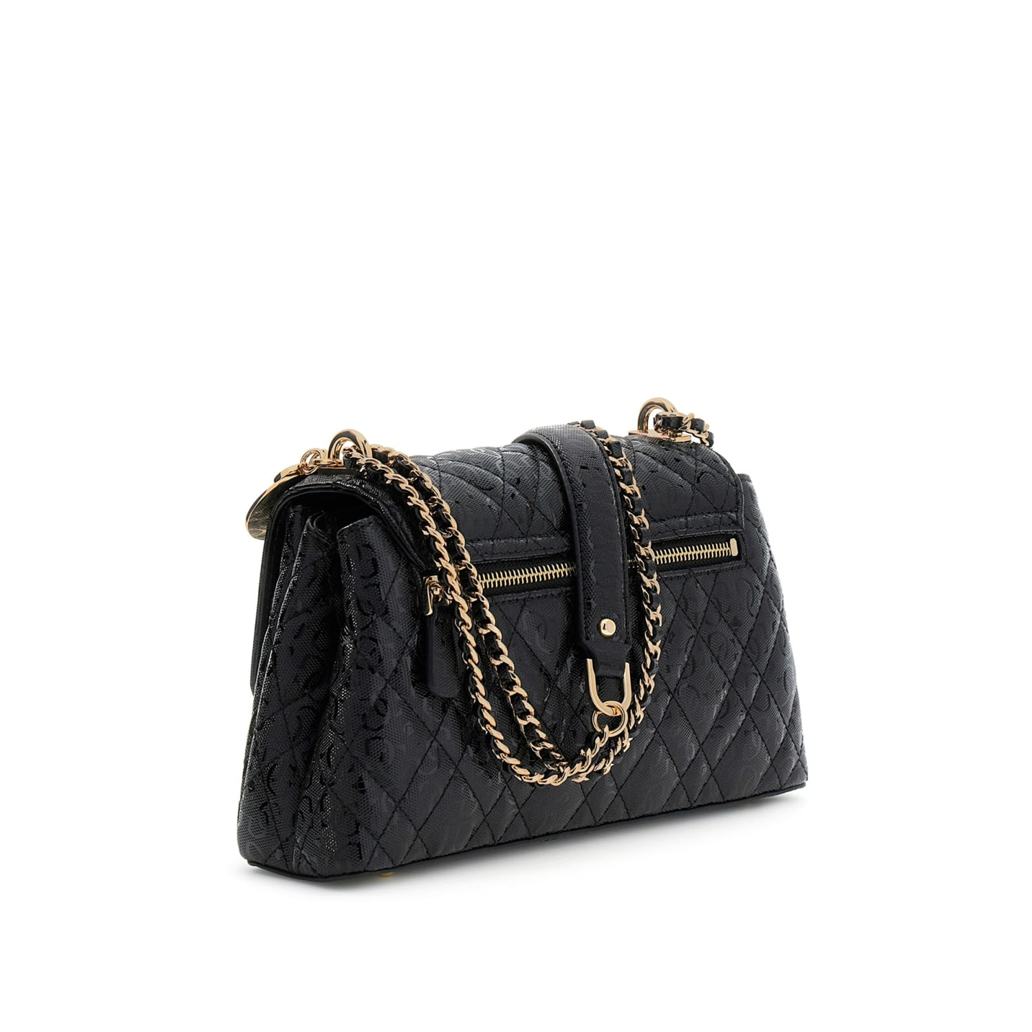 Isemay Black CNVRTBL XBody Flap Bag HWGG96-28210-BLA