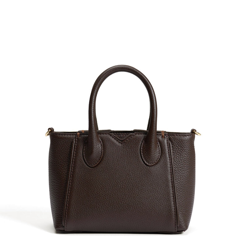 Isabel Bernard Honoré Cloe Mini brown calfskin leather handbag IB21124-031-zoom-