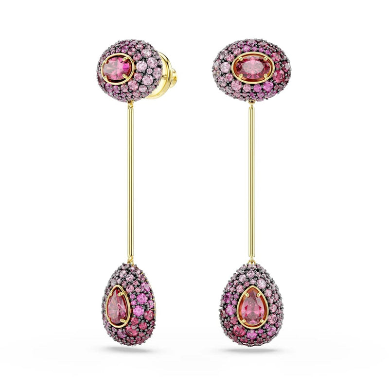 Swarovski Sublima Glam Gold-Tone Earrings with Red Crystals 5752891-zoom-