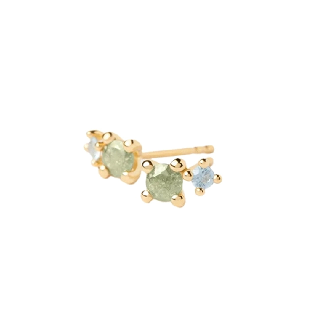 P D Paola Color 925 Sterling Silver Earrings with Gold Plating AR01-C65-U
