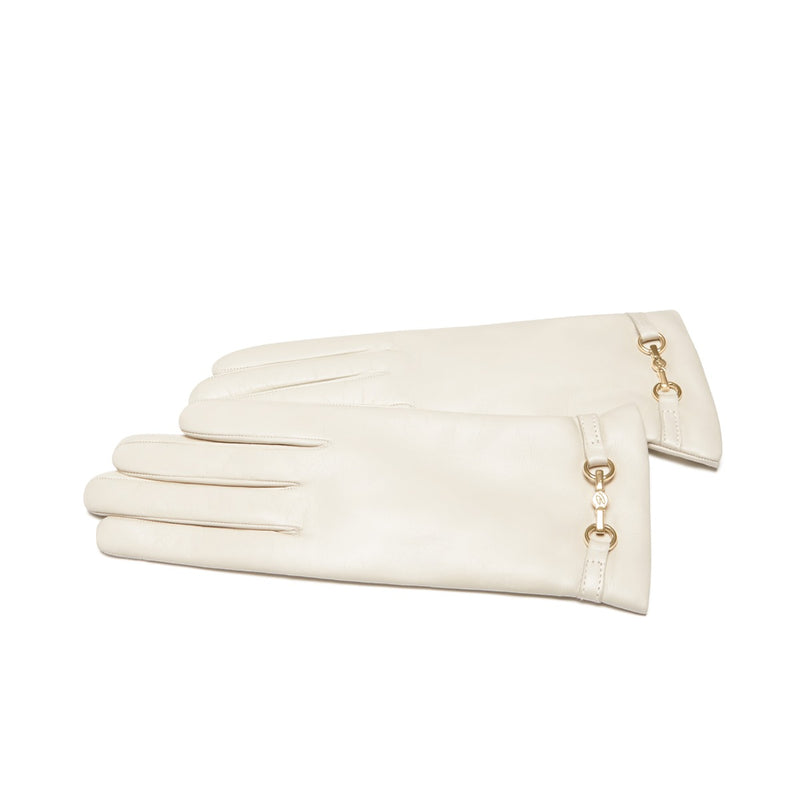 Isabel Bernard Honoré Marcelia cream goatskin leather gloves IB67001-372-7-zoom-