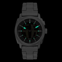 Fossil Machine Big Tic Round Black Dial Watch FS6157