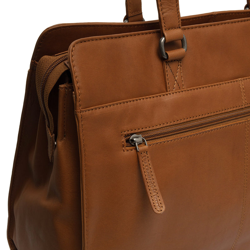 The Chesterfield Brand Fidenza Cognac Laptop Bag C38.020631-zoom-