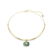 Swarovski Sublima Glam Gold-Tone Choker with Green Accents 5760763