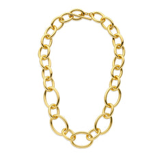 Parte Di Me Bibbiena Poppi Adriane 925 Sterling Silver Gold Plated Link Necklace PDM34100