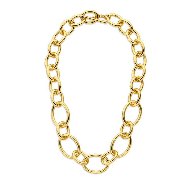 Parte Di Me Bibbiena Poppi Adriane 925 Sterling Silver Gold Plated Link Necklace PDM34100-zoom-