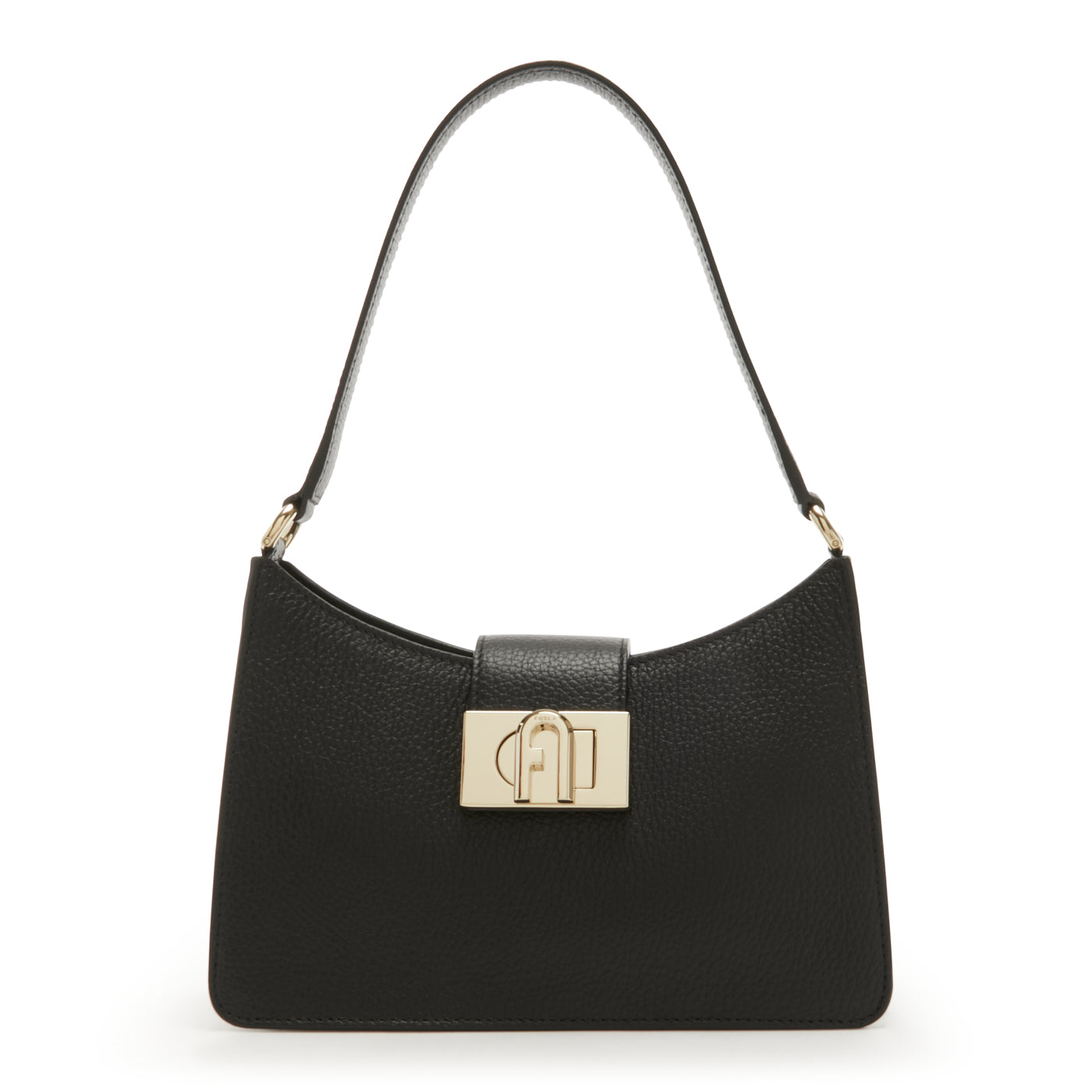 Furla 1927 Black Handbag Leather Bag WB01114HSF000O6000