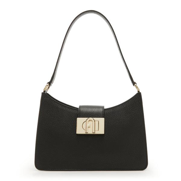 女性情報誌 FURLA Furla 1927 Black Handbag Leather Bag WB01114HSF000O6000