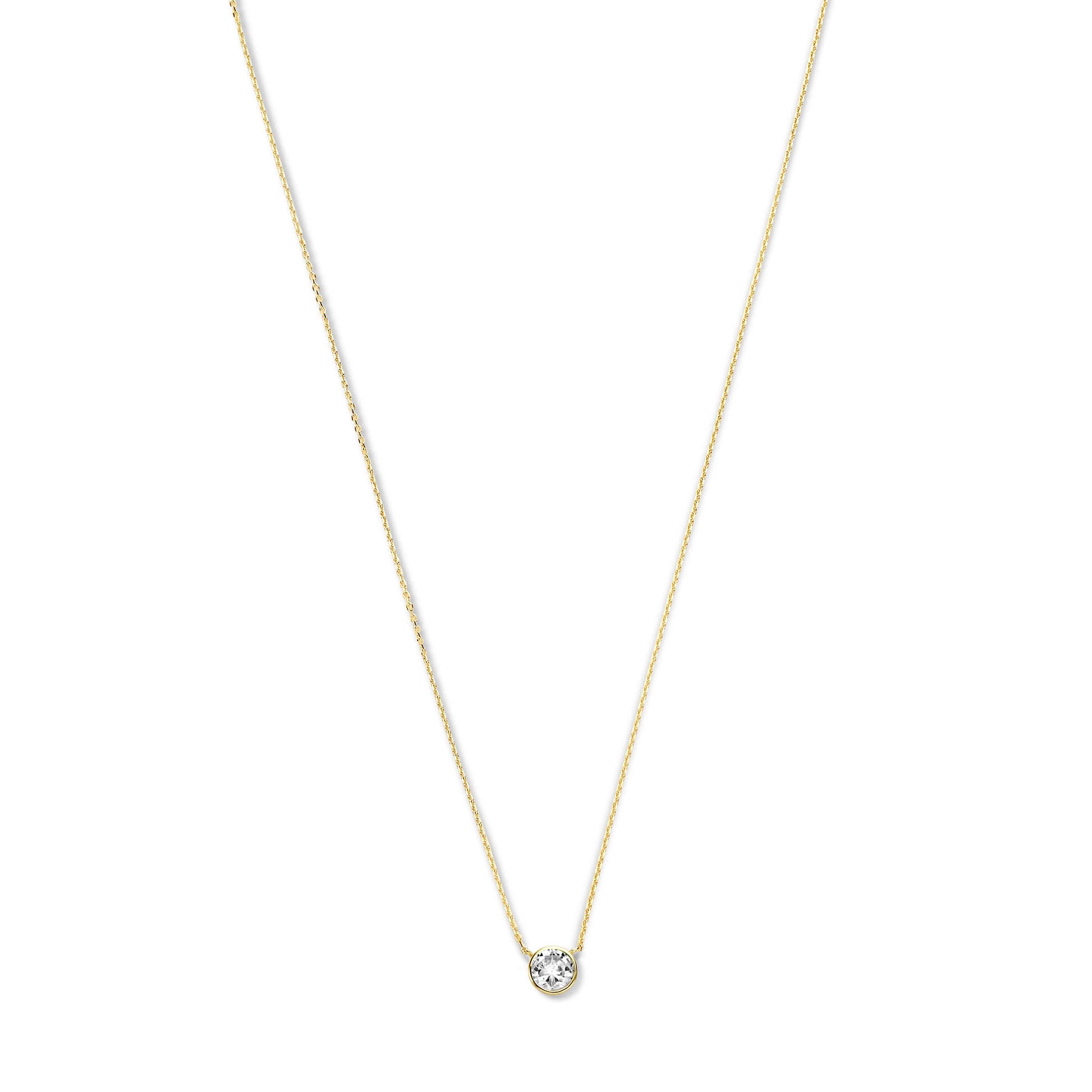 Violet Hamden Venus 925 Sterling Silver Gold-coloured Necklace with Birthstone VH340010-MAY