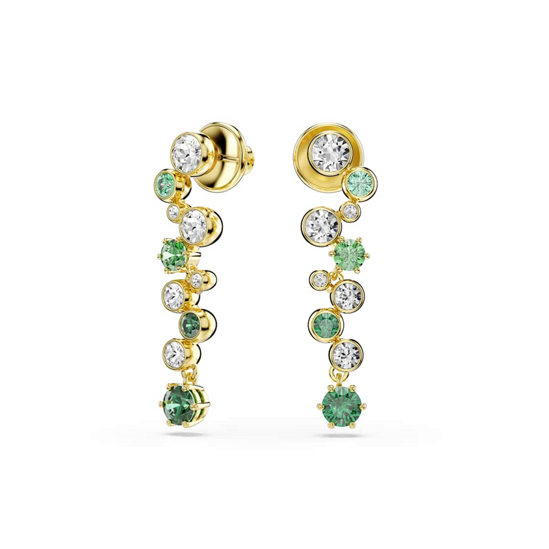 Swarovski Constella Gold Coloured Earrings 5732248-zoom-