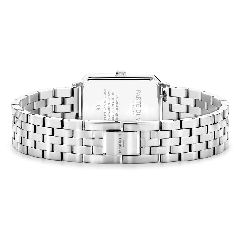 Parte Di Me Orologio Rechthoekig Women'sWatch Silver-coloured and Pearlmoer PDM09006-zoom-