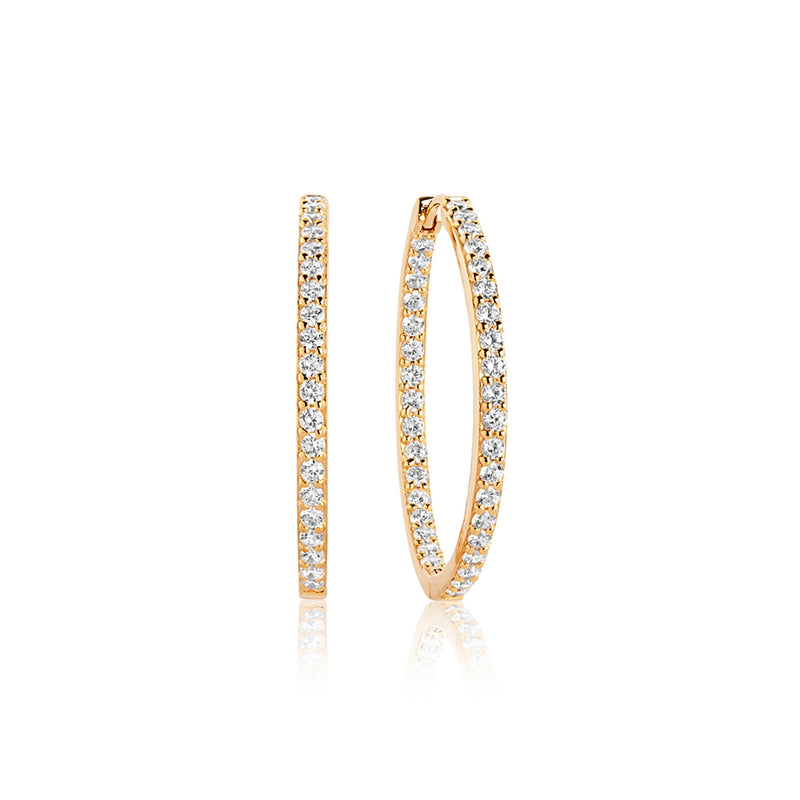 Sif Jakobs 18 karat gold plated Earrings SJ-E1790-CZ-YG-zoom-