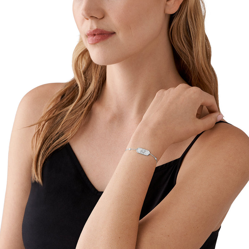 Michael Kors Premium Silver Bracelet MKC1730CZ040-zoom-