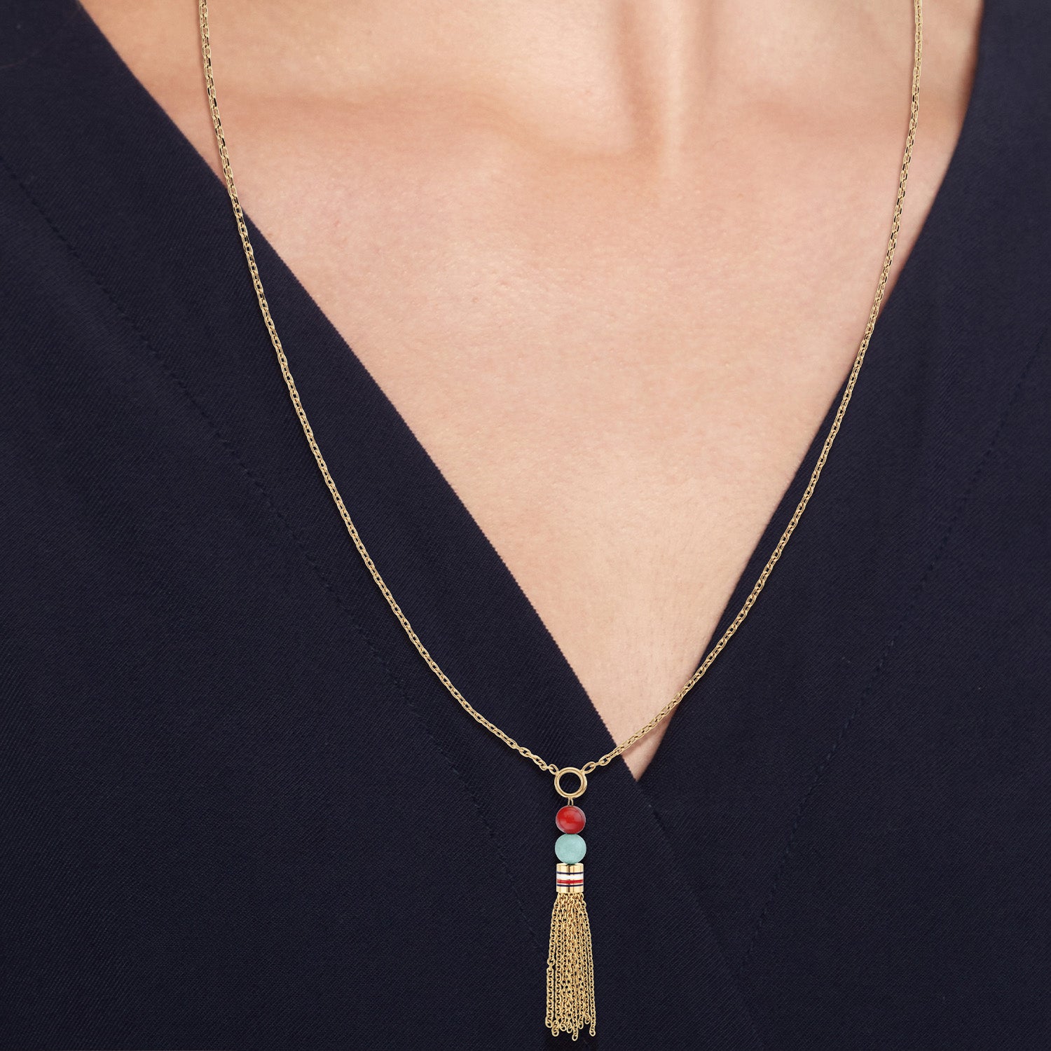 Tommy Hilfiger Stainless Steel Gold-coloured Women's Necklace TJ2781041