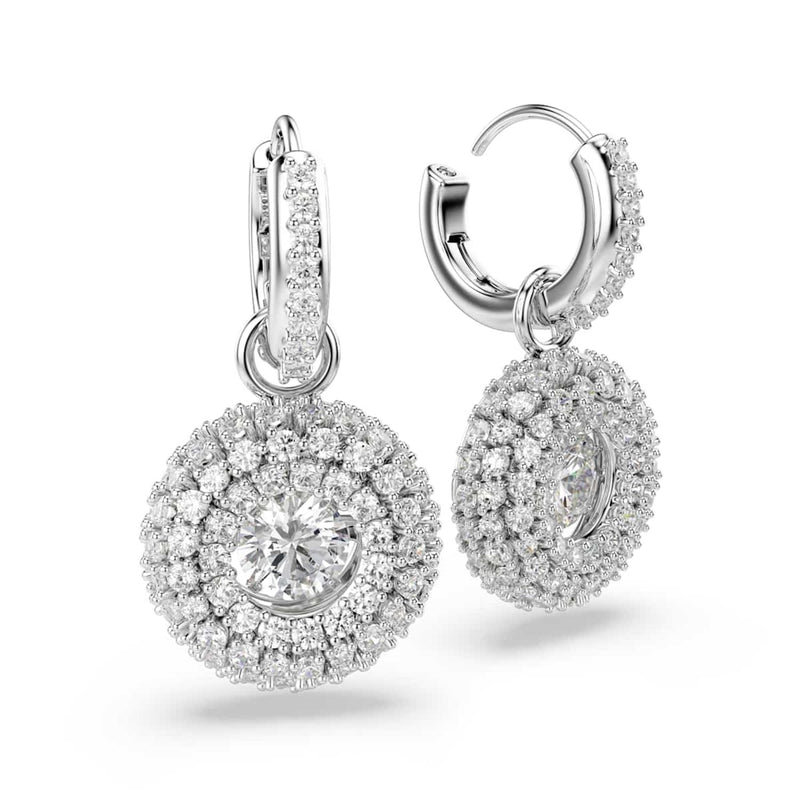 Swarovski Sublima Glam Silver-Tone Earrings 5738193-zoom-