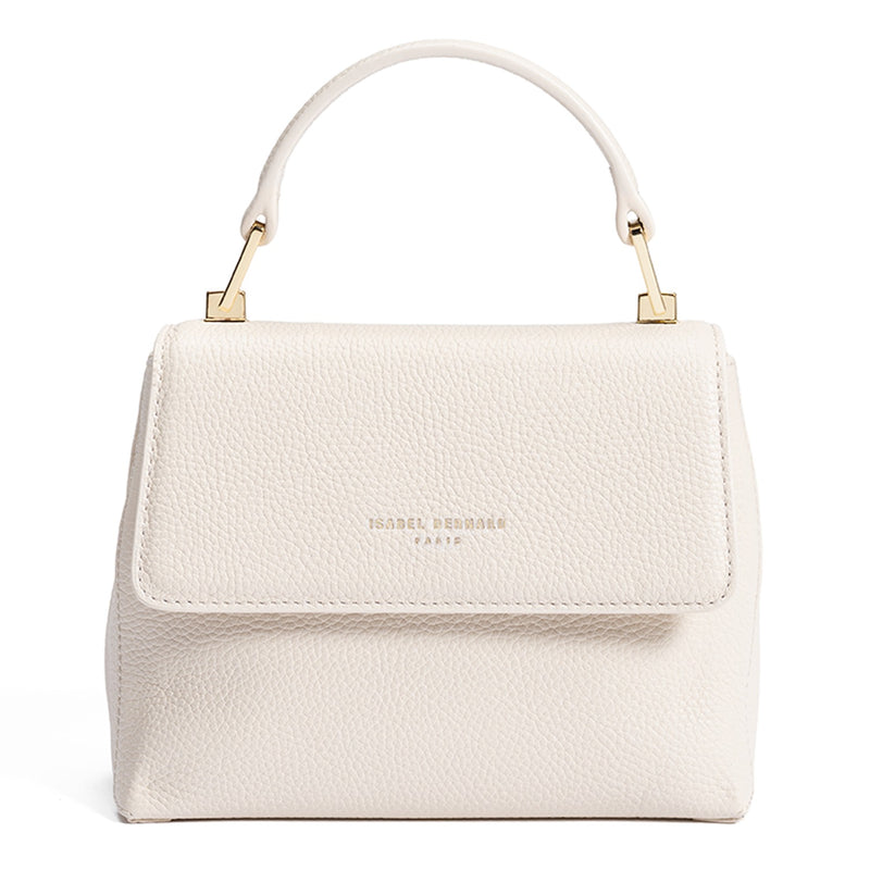 Isabel Bernard Femme Forte Heline Crème Leather Handbag IB21027-zoom-