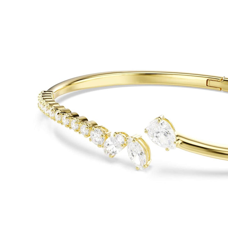 Swarovski Mesmera Attract Gold-Tone Open Bracelet 5761638-zoom-