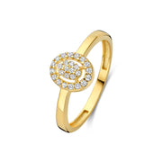 Isabel Bernard Le Marais Anne 14 Karat Gold Ring With Zirconia Stone IB330115-48