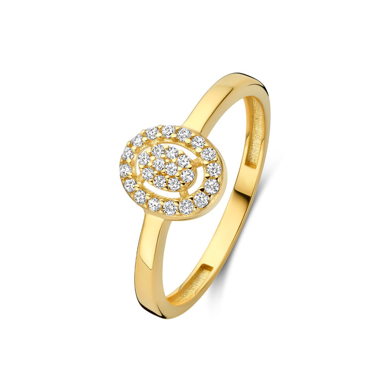 Isabel Bernard Le Marais Anne 14 Karat Gold Ring With Zirconia Stone IB330115-48-zoom-
