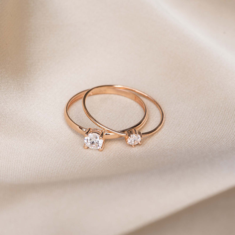 Isabel Bernard La Concorde Soleil 14 Carat RoseGold Ring IB330074-50 (size: 50)-zoom-