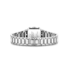 Parte di Me Orologio square ladies watch silver coloured and white PDM09027
