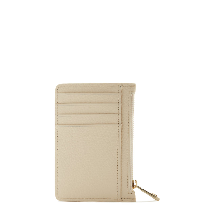 Isabel Bernard Honoré Aveline crème Leather Card Holder made of Calfskin IB27021-zoom-