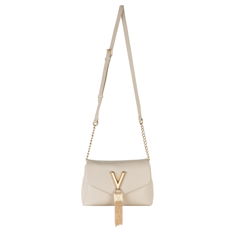 Valentino Bags Stella Ecru Shoulder Bag VBS9AK09ECRU-zoom-
