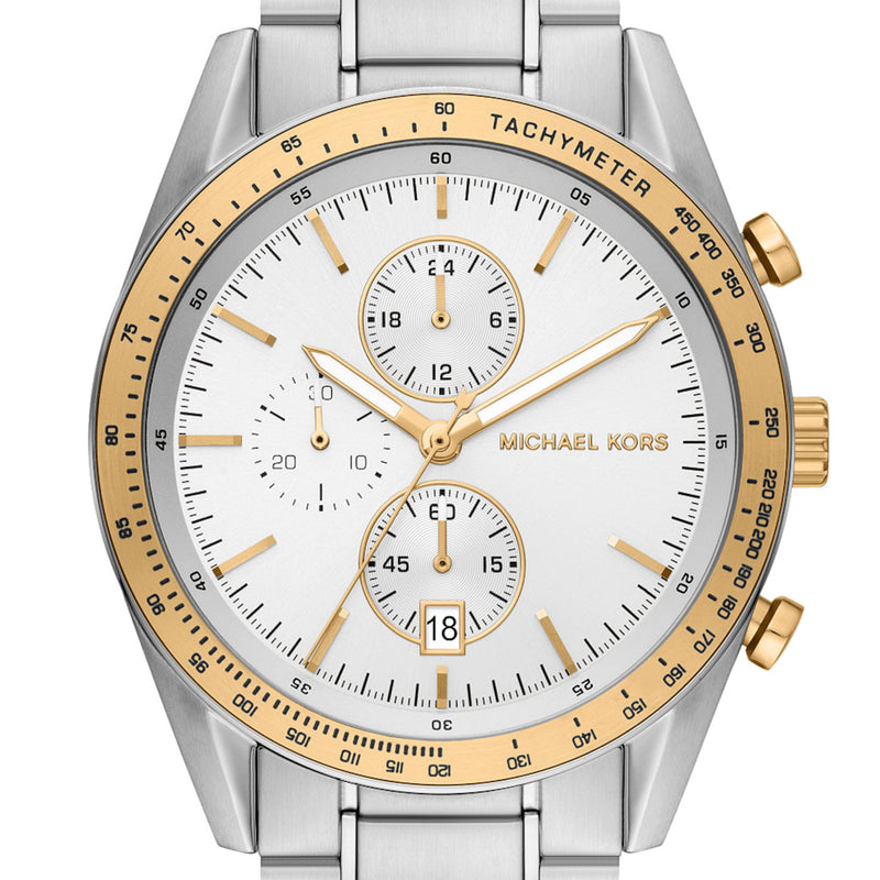 Michael Kors Accelerator Silver Watch MK9112-zoom-