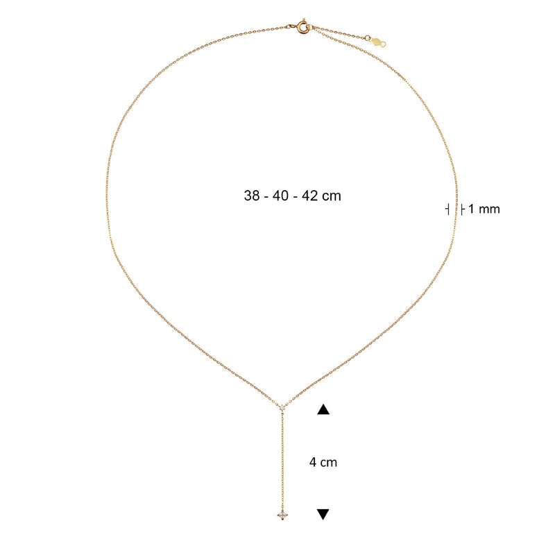 Jackie Gold 14 karat gold Necklace JKN24.448-zoom-