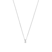 Isabel Bernard De la Paix Christine 14 Carat Whitegold Necklace | diamond 0.10 ct | IBD350006