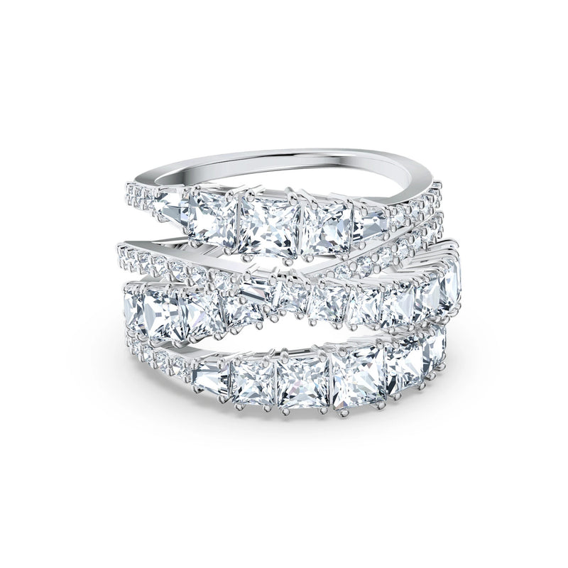 Swarovski Twist Silver Ring 5584650-zoom-