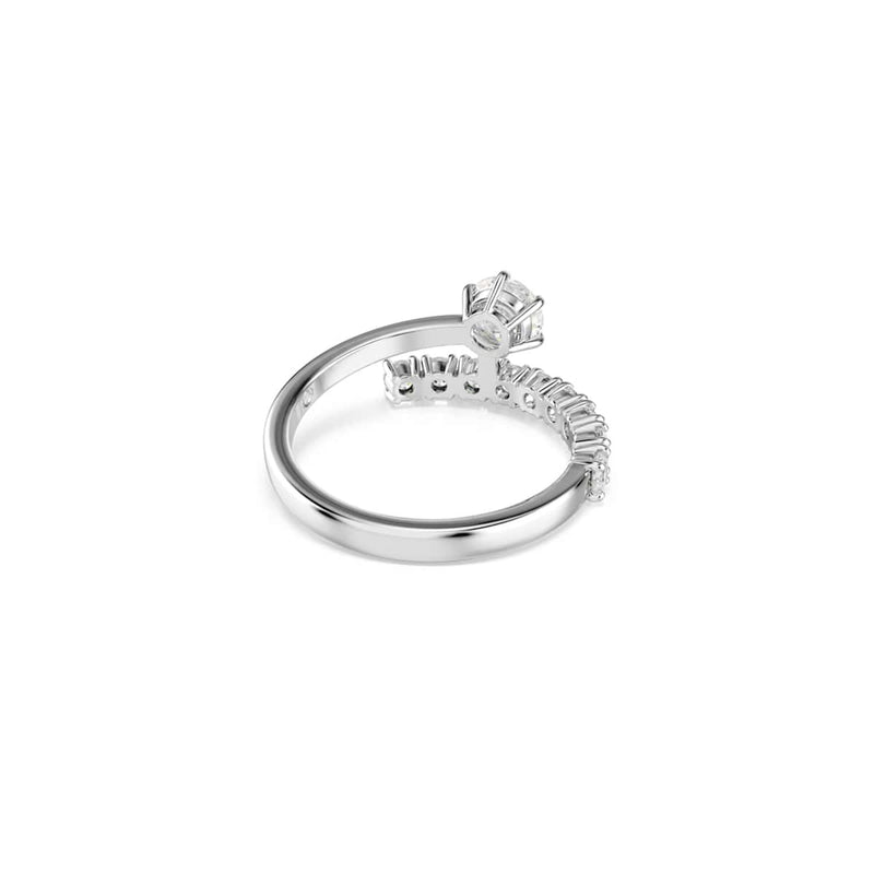Swarovski Matrix Crash Silver-Tone Ring 5753573-zoom-