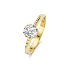 Parte Di Me Cento Luci Rosia 925 sterling Silver gold plated Ring PDM33041-52
