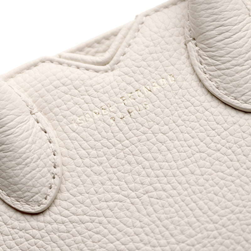 Isabel Bernard Honoré Cloe Mini Cream Calfskin Leather Handbag IB21124-070-zoom-