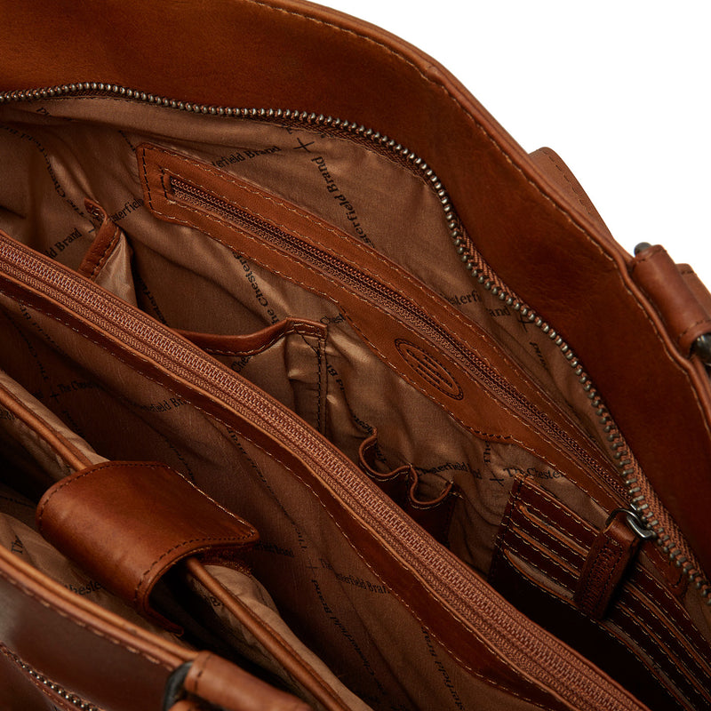The Chesterfield Brand Berlin Cognac Shopper C38.016031-zoom-