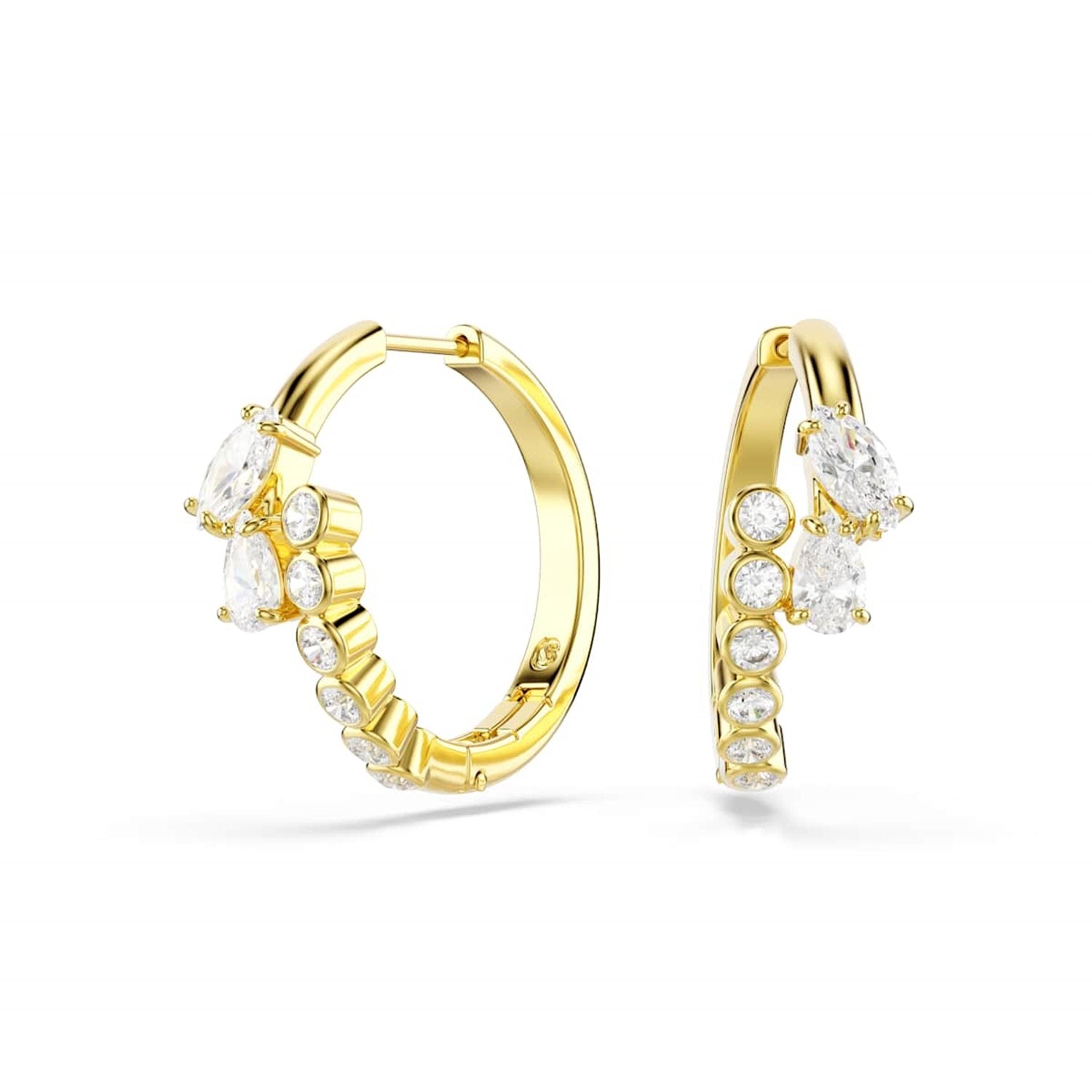Swarovski Mesmera Attract Gold-Tone Hoop Earrings 5761975