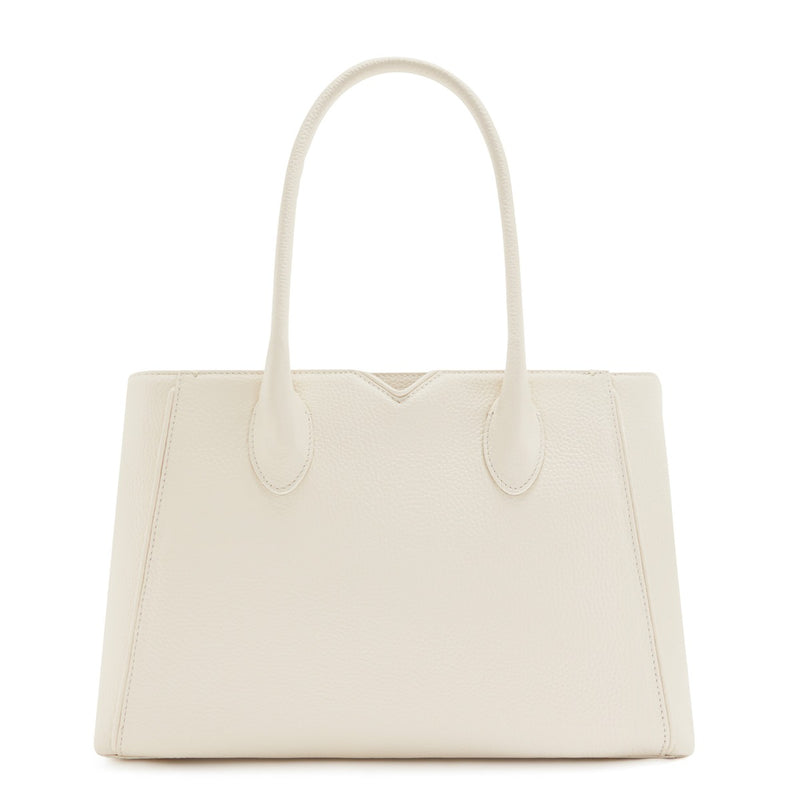 Isabel Bernard Honoré Cloe Midi Crème Kalfsleren Handtas IB25082-070-zoom-