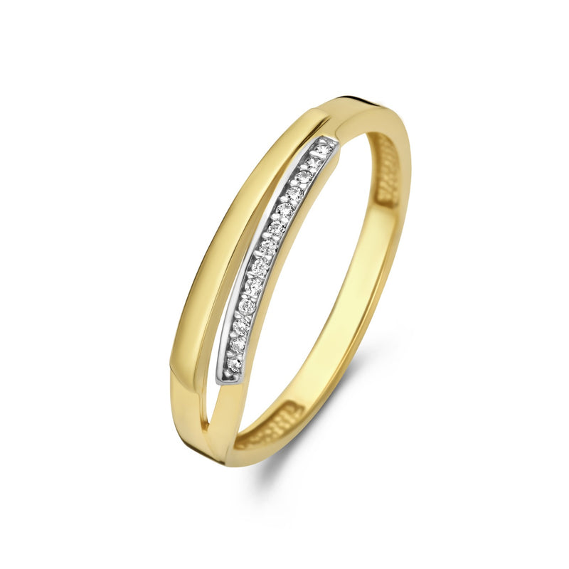Beloro Jewels Monte Napoleone Stella 9 carat gold Ring BO330019-60-zoom-