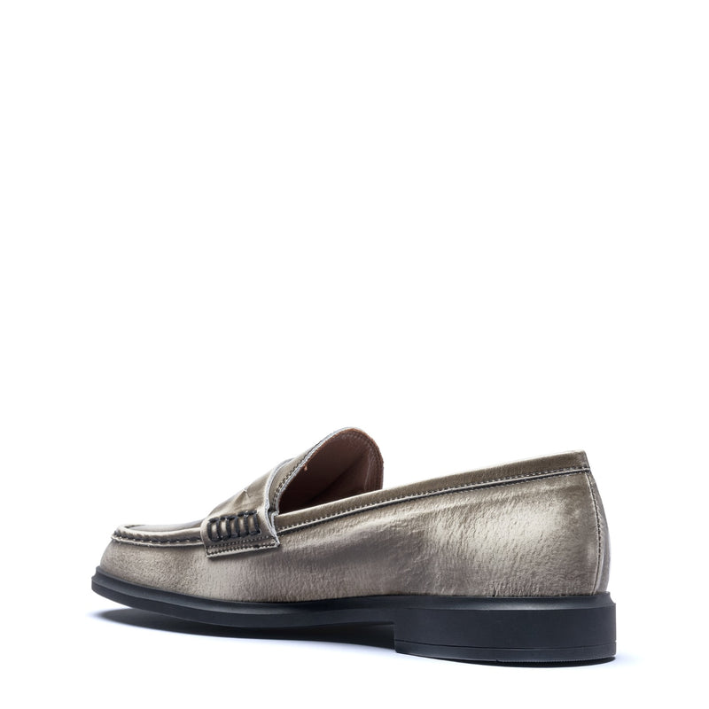Isabel Bernard Vendôme Blandine cream spazzolato leather loafers IB51015-638-39-zoom-